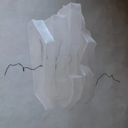 Strates n°1 - Bloc couture, 50/38/28 cm, 2021