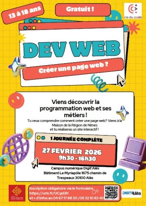 Affiche Dev'Web - Création d'une page web