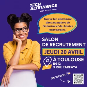 Affiche Salon de recrutement - Tech Alternance 