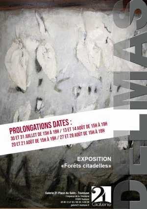 Affiche Exposition Françoise Delmas