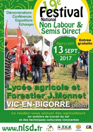 Affiche Festival National de Non labour & Semis direct