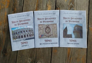 Affiche RALLYE URBAIN "à la découverte du Patrimoine" de NIMES