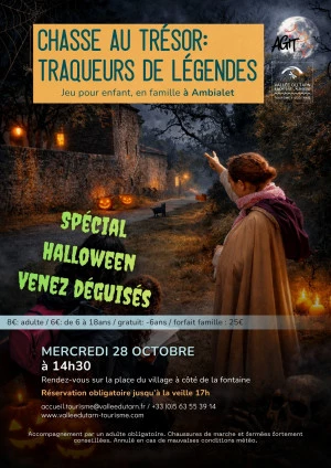 Affiche Chasse au trésor, traqueurs de légendes - Spécial Halloween