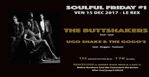 Affiche Soulful Friday #1 : The Buttshakers et Ugo Shake and the Gogo's