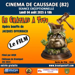 Affiche Projection LE CHATEAU A TOTO - Opéra-Bouffe