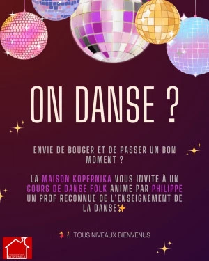 Affiche Stage : les bourrées à 2 temps et à 3 temps