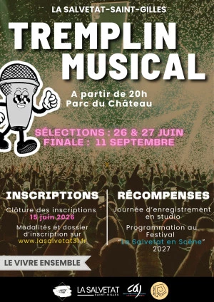 Affiche Sélections tremplin musical