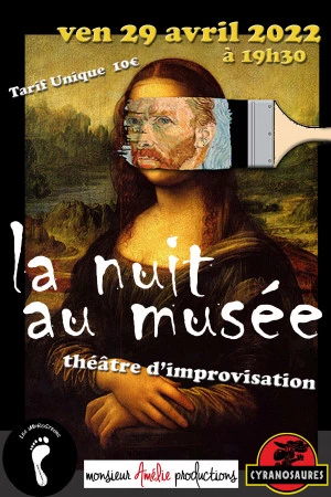 Affiche La nuit au musée - Rencontres d'improvisation
