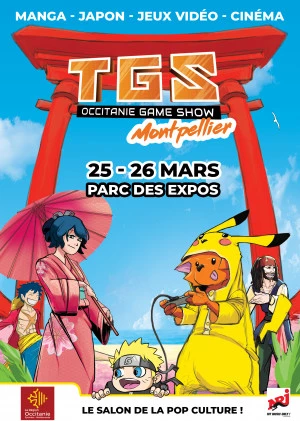 Affiche TGS Montpellier Occitanie Game Show