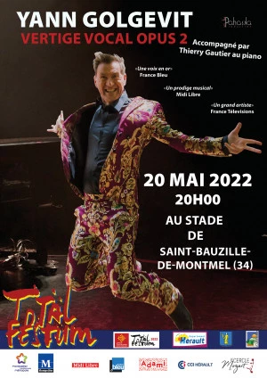 Affiche Total Festum 2022 : concert de Yann GOLGEVIT - Vertige Vocal Opus 2