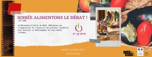 Affiche Soirée Alimentons le débat- Découverte d'outils d'animation de débat