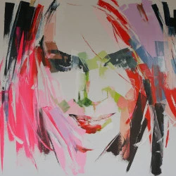 Espièglerie - Huile sur toile - Elisabeth Besnier 