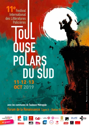 Affiche Toulouse Polars du Sud (11e Festival International des Littératures Policières)