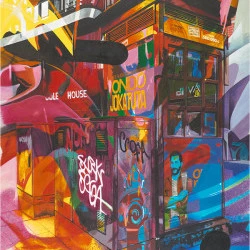 Bilbao I - Peinture Technique : mixte, pinceau, aérographe, - Photo Henri Espié 