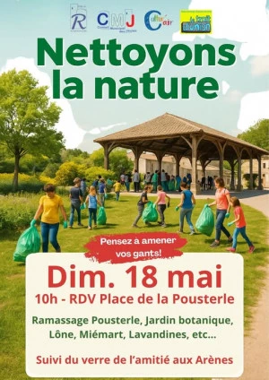 Affiche Nettoyons la nature