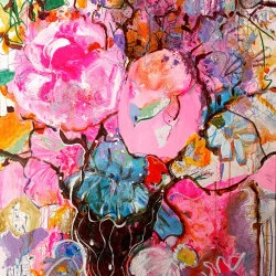 Sans titre - acrylique sur toile 70 x 90 cm