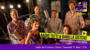 Affiche Saison Jazzèbre - RADIO TUTTI & BARILLA SISTERS