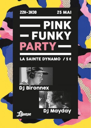 Affiche Pink Funky Party