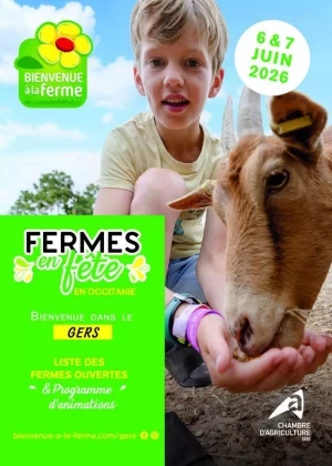 Affiche Fermes en fêtes - Bienvenue à la ferme