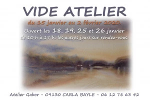 Affiche Vide atelier 