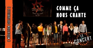 Affiche Concert de restitution Comme ça nous chante
