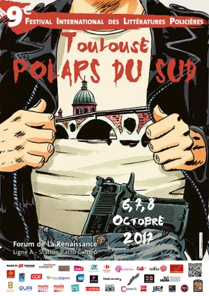 Affiche 9e festival international Toulouse Polars du Sud