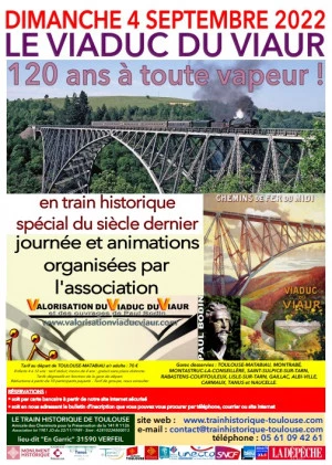 Affiche Voyage en train à vapeur