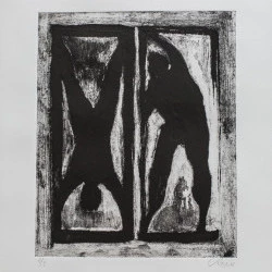 sans titre - gravure au carborundum 20x25 cm 2016
