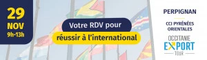 Affiche Occitanie Export Tour - CCI Pyrénées Orientales
