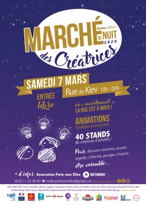 Affiche Le Marché des Créatrices 6°édition