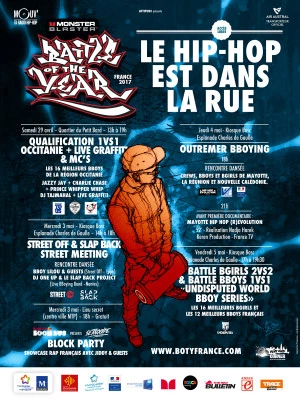 Affiche Le Hip Hop est Dans la Rue