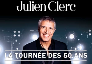 Affiche Julien Clerc - La tournée des 50 ans