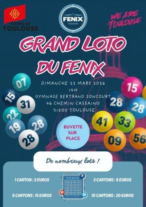 Affiche Loto du Fenix Toulouse Handball 