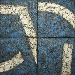 Handi N 78 B - Matière brute et peinture acrylique - photo 