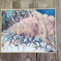 De penne blanque - Huile sur toile