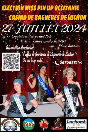 Affiche Élection Miss Pin-up Occitanie 