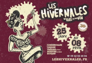 Affiche Les hivernales du rire et du vin - 30ème édition