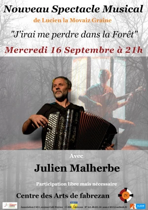 Affiche "J'irai me perdre dans la Forêt"