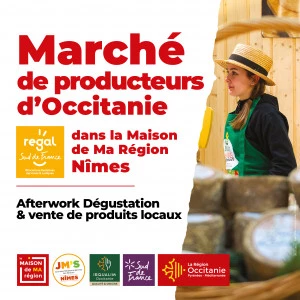Affiche Marché de producteurs d'Occitanie