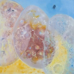 Galet 3 - Huile sur toile de 100 cm x 100 cm, 2006