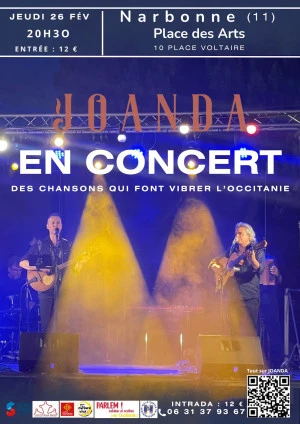 Affiche Joanda, « concert 1000 ans »