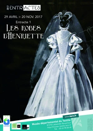 Affiche Exposition Entracte 1 "Les robes d'Henriette"