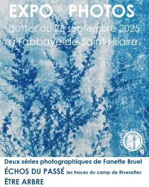 Affiche EXPO PHOTO CYANOTYPES Fanette Bruel