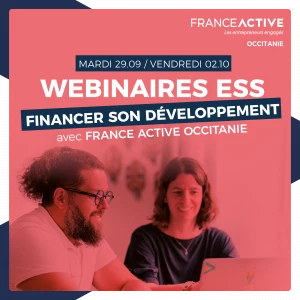 Affiche Webinaire ESS - Financer son développement 