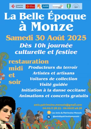 Affiche La Fête de "La Belle Époque à Monze"