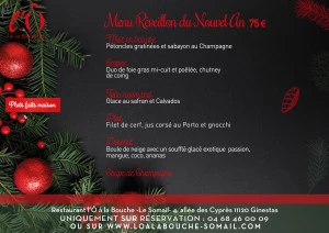 Affiche Réveillon du Nouvel An à l'Ô à la Bouche au Somail