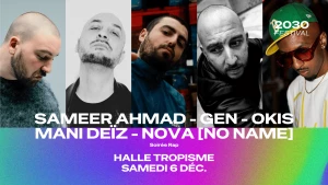 Affiche 2030 Festival | Montpellier | 3ème Édition | RAP | 6 Décembre 2025