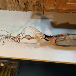 Inspiration - Technique mixte 27x30x147cm