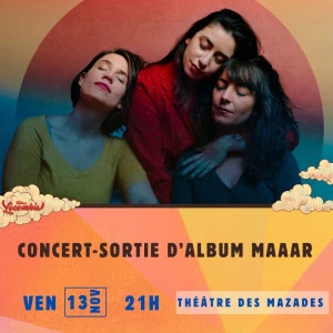 Affiche MAAAR - Concert de sortie d'album ! - Festival Locombia #10