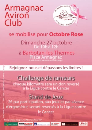 Affiche Challenge de rameurs